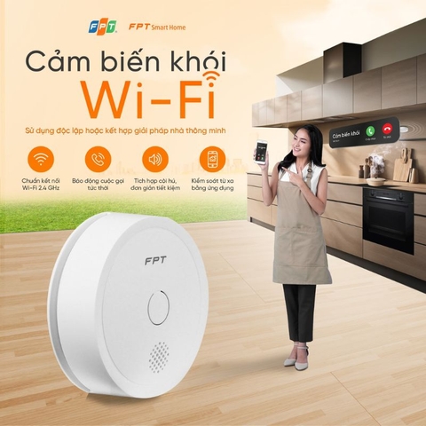 Cảm biến khói nhà thông minh FPT
