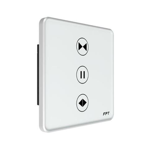 Công tắc cửa cổng, cửa cuốn nhà thông minh Athena vuông màu trắng
