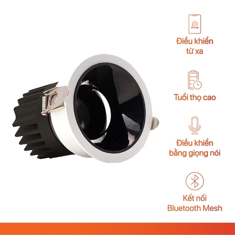 Đèn LED âm trần nhà thông minh FPT xoay góc