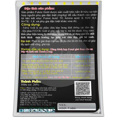 FULVIC GOLD + BO (THANH LONG)