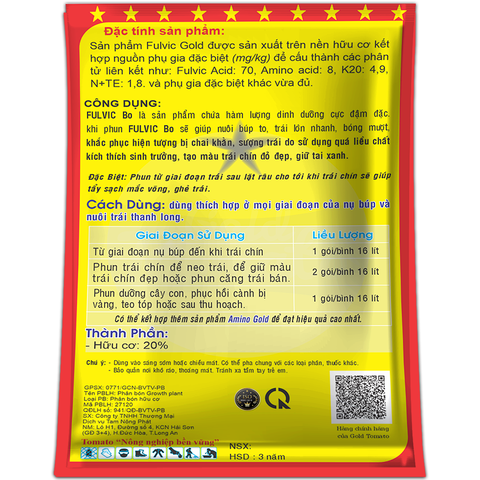 FULVIC GOLD THANH LONG