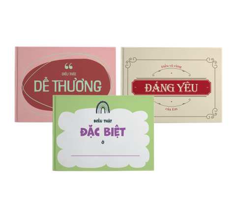 Combo 3-4 Sổ thiệp