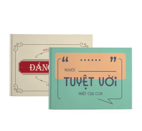 Combo 2 Sổ thiệp