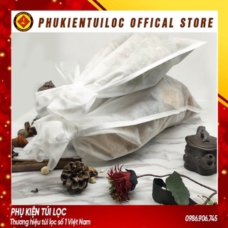 Túi lọc sắc thuốc, thảo dược 40 x 50cm chất liệu vải không dệt