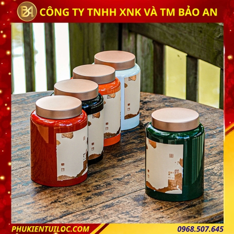 Hộp thiếc đựng trà cao cấp – may mắn, tài lộc, sang trọng