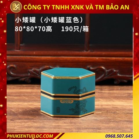 Lon đựng trà lục giác nhiều hoạ tiết - nâng tầm hương vị, trọn vẹn nghệ thuật