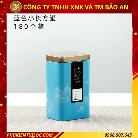 Hộp đựng trà chất liệu thiếc đa dạng màu sắc - Sinh Động