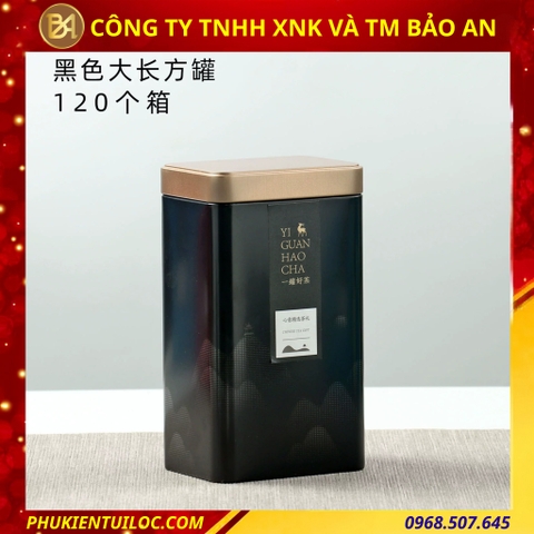 Hộp đựng trà chất liệu thiếc đa dạng màu sắc - Sinh Động