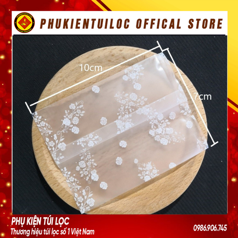 Set 100 túi đựng trà hoa, bánh ( hoa hồng) nhiều kích thước