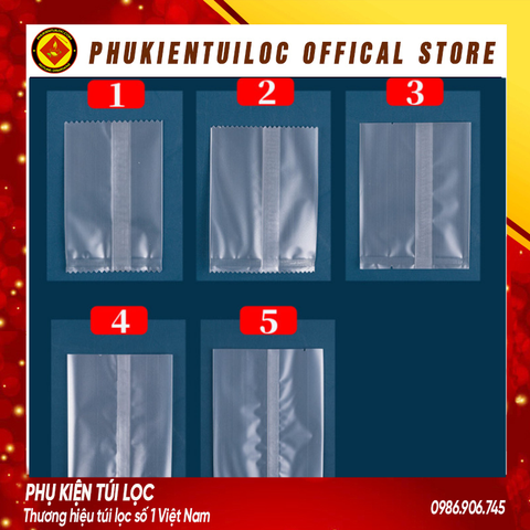 Set 100 Túi đựng trà hoa, bánh kẹo ( trắng mờ) nhiều kích thước