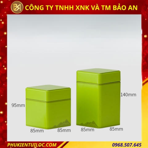 Mẫu hộp đựng trà hoạ tiết Núi Non đa dạng 3 màu sắc