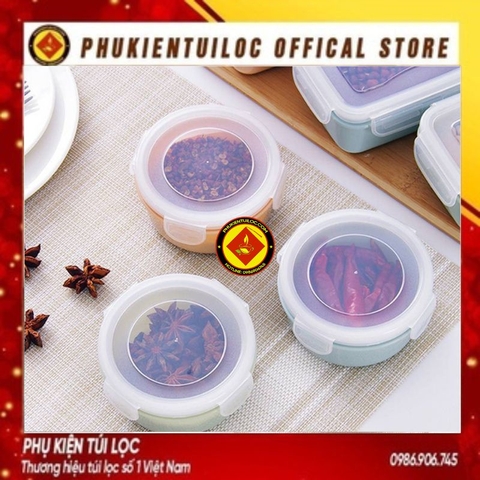 Hộp Nhựa Khóa Chân Không Đựng Đồ Thức Ăn Để Tủ Lạnh - CHỮ NHẬT / TRÒN - Bảo Quản Thực Phẩm Hộp Kín- Phukientuiloc.com