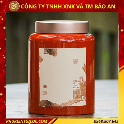 Hộp thiếc đựng trà cao cấp – may mắn, tài lộc, sang trọng