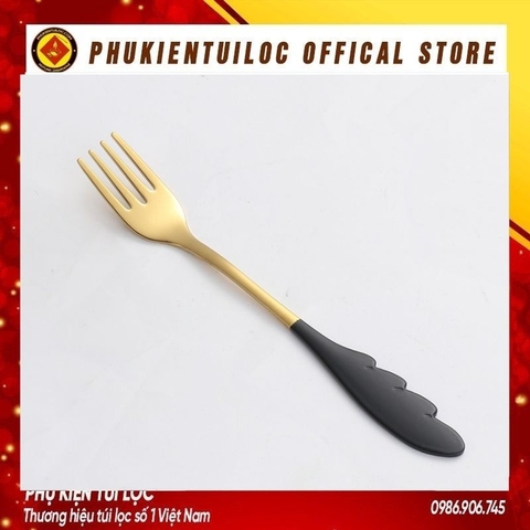 Thìa inox 304 pha trà dụng cụ pha cà phê muỗng cafe inox mạ vàng thiết kế hiện đại sáng trọng- Phukientuiloc.com