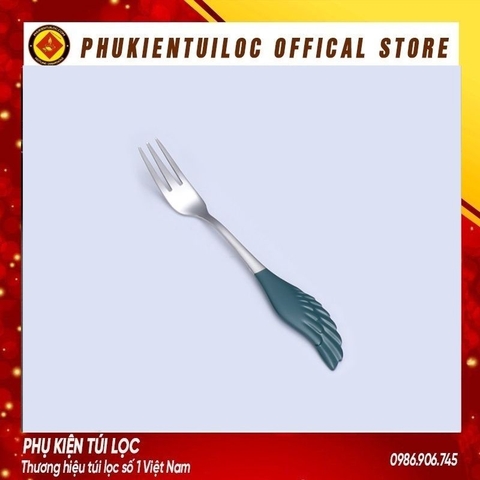 Thìa, dĩa cánh phượng inox 304 pha trà dụng cụ pha cà phê muỗng cafe inox 304 mạ vàng thiết kế hiện đại sáng trọng