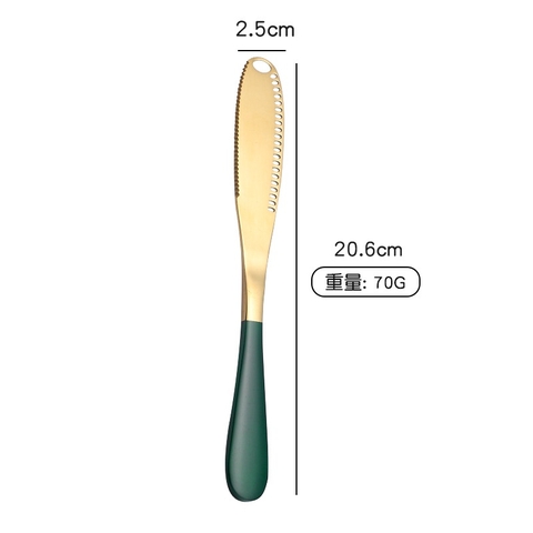 Dao phết bơ, mứt, pho mai, cắt bánh mì chuyên dụng bằng inox 304 chống gỉ mạ màu cực sang chảnh DPB01- Phukientuiloc