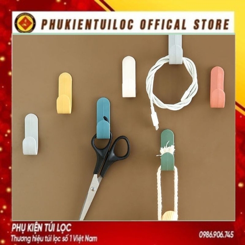 Móc Dán Tường Treo Đồ Hình Chữ J - Móc Dính Gắn Tường Tiện Lợi Tiết Kiệm Không Gian- Phukientuiloc.com