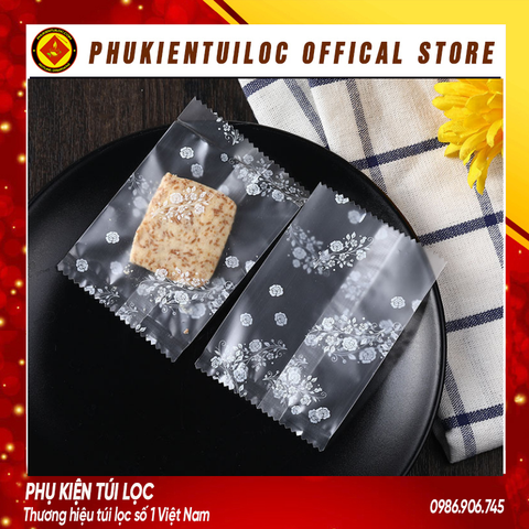 Set 100 túi đựng trà hoa, bánh ( hoa hồng) nhiều kích thước