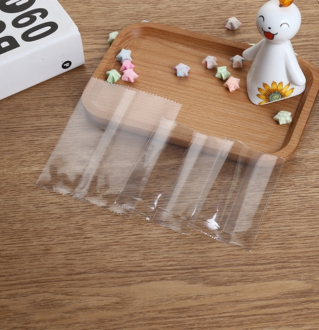 Set 100 túi đựng bánh kẹo, trà hoa ( trắng trong suốt) nhiều kích thước