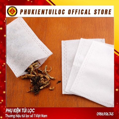 ( Sỉ) 100 Túi lọc trà không dây hàn nhiệt nhiều kích thước- Phukientuiloc