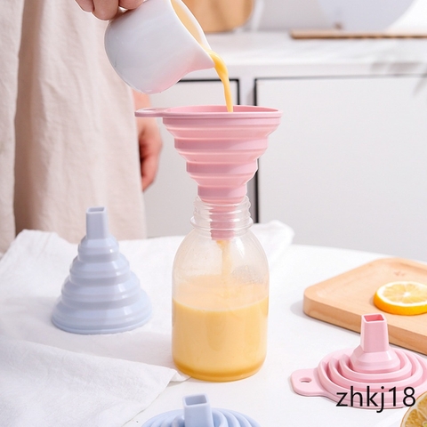 Phễu Silicon Gấp Gọn Tiện Lợi Rót Nước Rót Chất Lỏng Khô Ráo Sạch Sẽ- Phukientuiloc.com