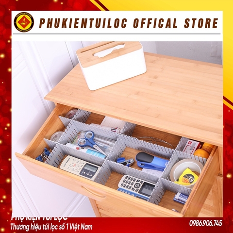Combo 4 Thanh nhựa chia ngăn tủ có thể điều chỉnh kích thước 37*7cm, 47*7cm nhiều màu sắc