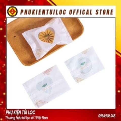 Set 100 túi đựng bánh kẹo loại 1 dày dặn nhiều họa tiết nhiều kích thước