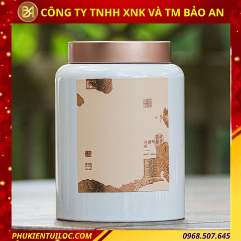 Hộp thiếc đựng trà cao cấp – may mắn, tài lộc, sang trọng