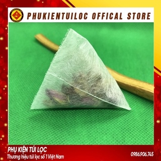 Combo 100 túi lọc trà sợi ngô không dây hàn nhiệt- nhiều kích thước