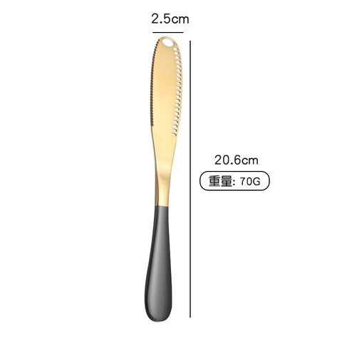 Dao phết bơ, mứt, pho mai, cắt bánh mì chuyên dụng bằng inox 304 chống gỉ mạ màu cực sang chảnh DPB01- Phukientuiloc