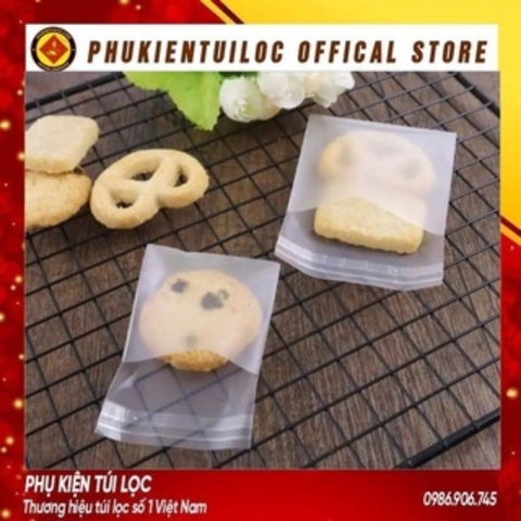 Combo 100 Túi bánh kẹo, trà hoa DÁN MIỆNG- nhiều kích thước