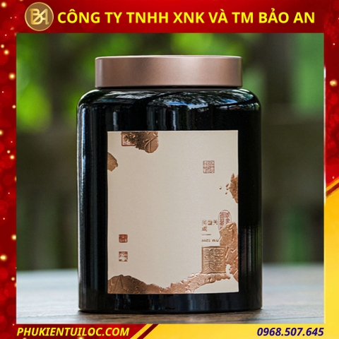 Hộp thiếc đựng trà cao cấp – may mắn, tài lộc, sang trọng