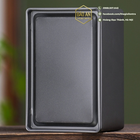 Hộp đen hình chữ nhật đựng trà - sang trọng và đẳng cấp