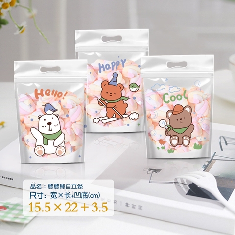 Combo 50 Túi Zip Đựng Kẹo Hạnh Phúc Nougat 2022