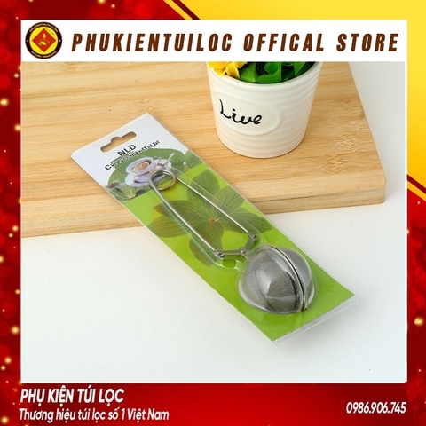 Kẹp Lọc Trà Inox - Thép không gỉ - Dụng Cụ Lọc Inox, Có Tay Cầm-LINOX4- Phukientuiloc