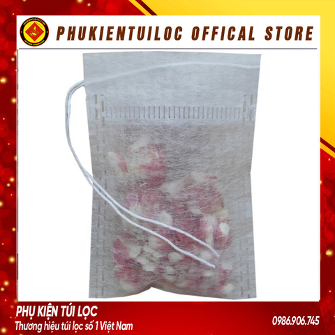 Combo 100 túi lọc trà sợi ngô có dây rút-nhiều kích thước