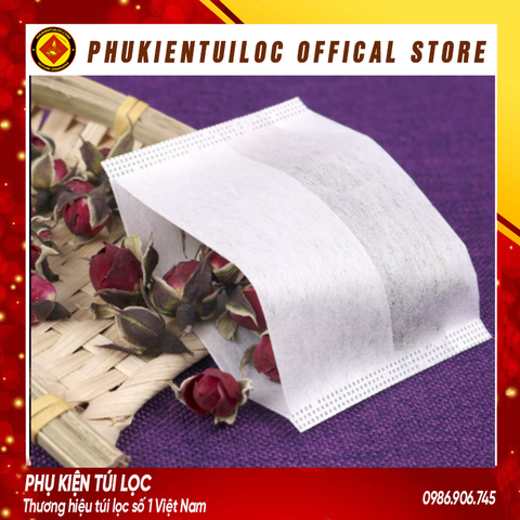 Combo 100 túi lọc sợi ngô NHẬP KHẨU gấp miệng nhiều kích thước