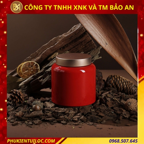 Hộp thiếc đựng trà cao cấp – may mắn, tài lộc, sang trọng