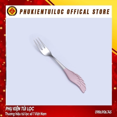 Thìa, dĩa cánh phượng inox 304 pha trà dụng cụ pha cà phê muỗng cafe inox 304 mạ vàng thiết kế hiện đại sáng trọng