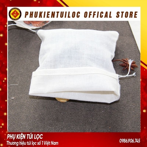Túi lọc vải sợi đựng gia vị nấu ăn, lọc sữa hạt