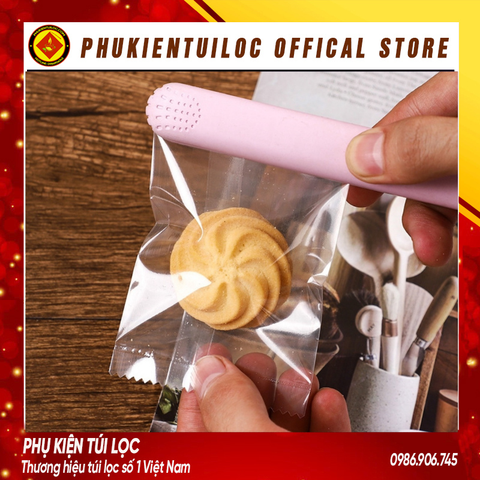 Set 100 túi đựng bánh kẹo, trà hoa ( trắng trong suốt) nhiều kích thước
