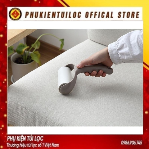 Cây Lăn Dính Bụi Bẩn K8 KIỂU NGANG - Con Lăn Làm Sạch Quần Áo, Sofa, Dính Lông Chó Mèo, Sợi Chỉ Vụn- Phukientuiloc.com