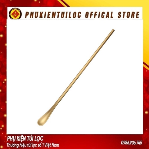 Thìa cán dài inox 304 pha trà dụng cụ pha cà phê muỗng cafe mạ vàng thiết kế hiện đại sáng trọng độ dài 13-26cm