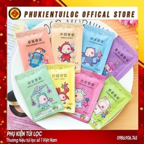 Túi Thơm Mini Hương Hoa/ Chống Ẩm Nấm Mốc Tủ Quần Áo, Giày Dép, Túi Ví- Phukientuiloc.com