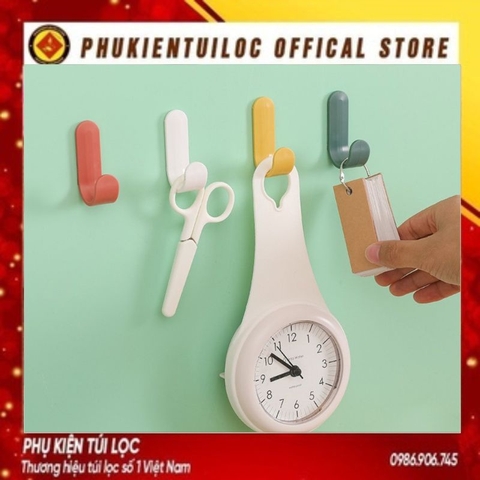 Móc Dán Tường Treo Đồ Hình Chữ J - Móc Dính Gắn Tường Tiện Lợi Tiết Kiệm Không Gian- Phukientuiloc.com