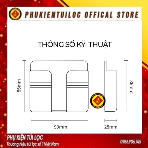 Kệ Dán Tường Để Điện Thoại, Ống Cắm Điều Khiển Remote Xẻ Rãnh V5 Siêu Tiện Lợi - Khay Đựng Đồ, Bút Viết Đa Năng