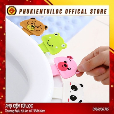 Miếng Dán Nâng Nhấc Mở Lật Nắp Bồn Cầu HỌA TIẾT HOẠT HÌNH - Dụng Cụ Tay Cầm Vệ Sinh Sạch Sẽ- Phukientuiloc.com