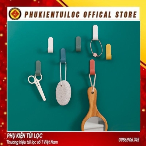 Móc Dán Tường Treo Đồ Hình Chữ J - Móc Dính Gắn Tường Tiện Lợi Tiết Kiệm Không Gian- Phukientuiloc.com