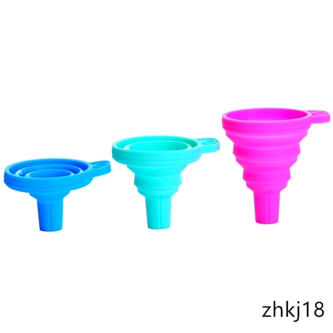 Phễu Silicon Gấp Gọn Tiện Lợi Rót Nước Rót Chất Lỏng Khô Ráo Sạch Sẽ- Phukientuiloc.com