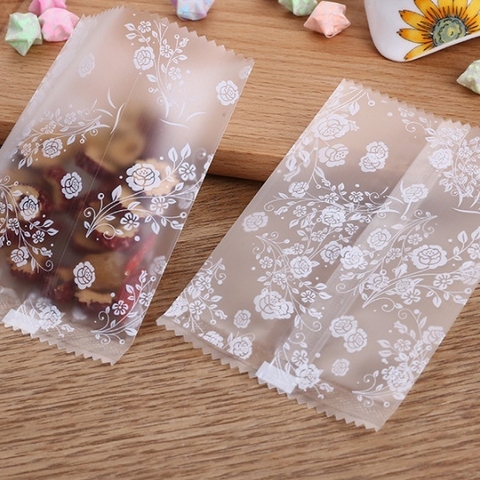 Set 100 túi đựng trà hoa, bánh ( hoa hồng) nhiều kích thước